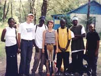 Members of Jesus Embassy with sister Helen from Rostov city